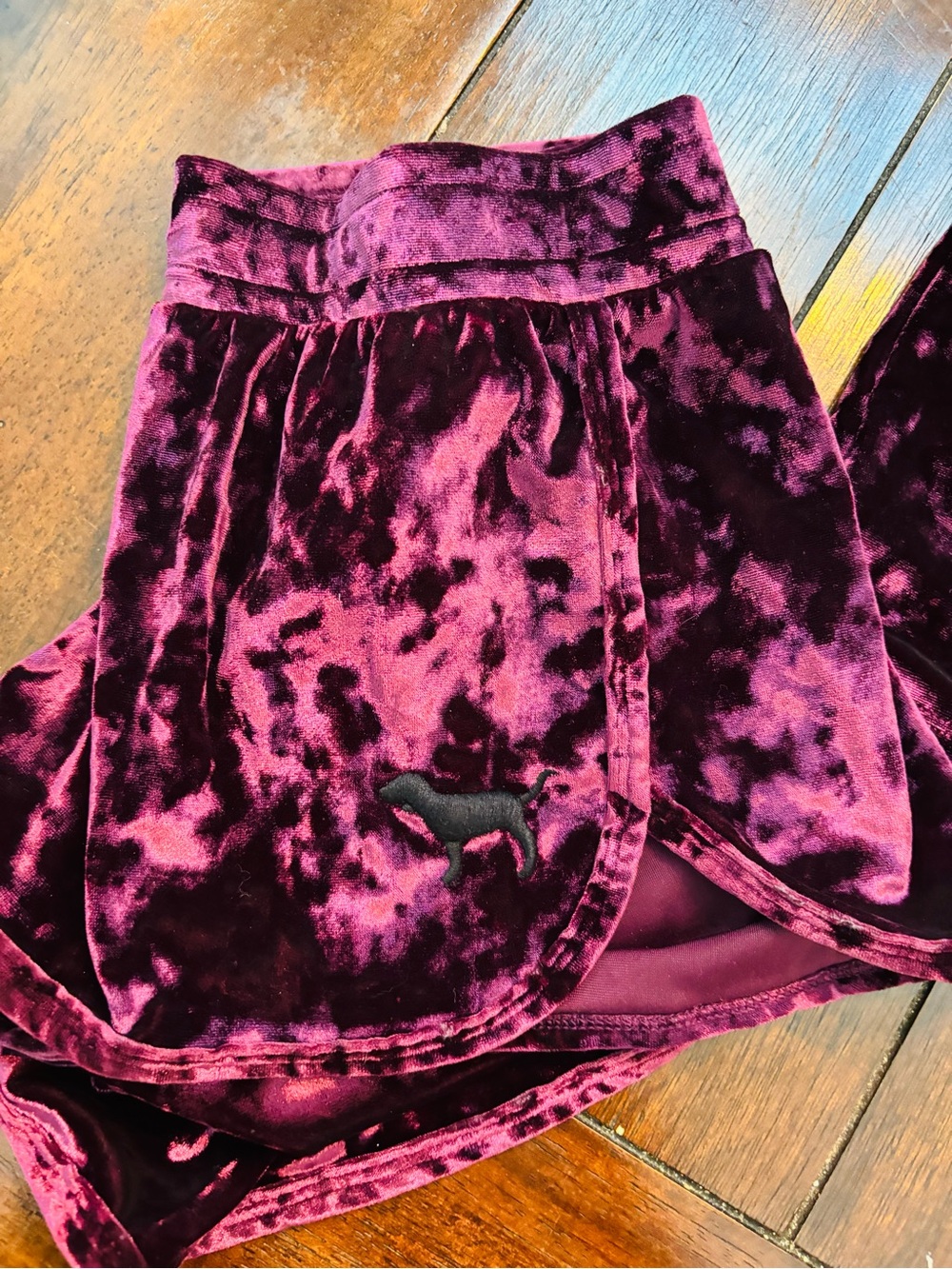 Victoria Secret Pink Velvet Two-Piece Tank & Shorts Set Pajamas - Picture 2 of 3